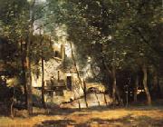 camille corot the mill of Saint-Nicolas-les-Arraz France oil painting reproduction